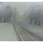 Richard Cartwright, Waiting for a Train in the Autumn , 2024