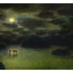 Richard Cartwright, Cow with Man and Moon , 2024