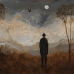 John Caple, Waiting For The Dark, 2023