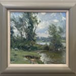 David Curtis ROI, RSMA, Windswept willows, Rutland Water