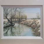 Alistair Butt RSMA, Yesterday's snow, Ascott under Wychwood