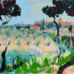 Alex Brown, View through the olive trees, Crete. SOLD