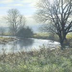 Alistair Butt RSMA, Bright morning along the Windrush, Burford