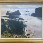 David Curtis ROI, RSMA, From the coastal path, Bedruthan steps