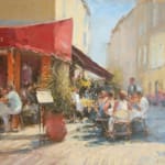 Bob Richardson PS, Street restaurant, St Tropez