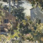 David Curtis ROI, RSMA, Autumn colours - Gibdyke House