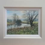 Alistair Butt RSMA, Bright morning along the Windrush, Burford