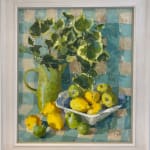 Jill Barthorpe, Checkered cloth with lemons