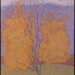 David Grossmann, Autumn Birds and Falling Leaves, 2021