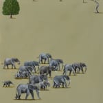 Rebecca Campbell, Commission of a painting similar to 'African Icons' , 2024