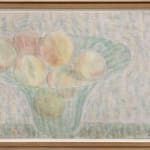 Leonard McComb R.A. (1930-2018), Peaches in a Vase, 1989