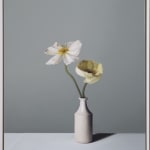 Jo Barrett, Still Life with Fritillaries and Stoneware Bottle - From the Fern Verrow Collection, 2021