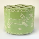 Emily Mitchell, Delftware Candlestick I