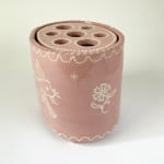 Emily Mitchell, Delftware Candlestick I