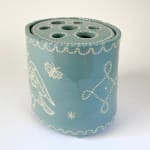 Emily Mitchell, Delftware Candlestick I
