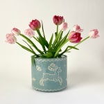Emily Mitchell, Delftware Candlestick I