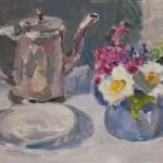 Lynne Cartlidge, Hyacinths and White Tulips