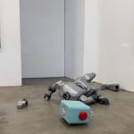 Kenny Schachter, Robo Dealer (seated), 2025