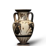 Greek, An Attic white-ground amphora of the Light Make Class, attributed to the Pescia Painter, circa 525 - 475 BC