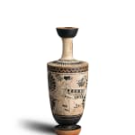 Greek, An Attic white-ground lekythos, attributed to the Carlsruhe Painter, circa 450 BC