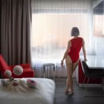 Katerina Belkina, Red in the Hotel, 2023