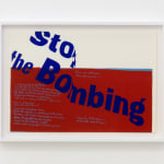 Corita Kent, stop the bombing, 1967