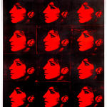 Deborah Kass, 12 Red Barbras (the Jewish Jackie Series), 1993