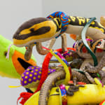 Tony Tasset, Snakes (A monument to the eternal battle between truth and fiction), 2020