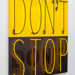 Deborah Kass, Don't Stop 1 (Yellow/Black), 2020