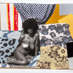 Mickalene Thomas, Interior: Zebra with Two Chairs and Funky Fur, 2014