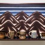 Roger Brown, Virtual Still Life #11: Mugs and Mountains, 1995
