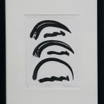 Deborah Halpern’s framed lithograph ‘The Wave’, on display in the Illsley Collection exhibition at kellilundberg.art.