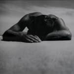 Silver gelatine print of Max Dupain's photograph ‘The ‘Sunbaker’, on display in the Illsley Collection exhibition at kellilundberg.art.