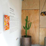 Matthew Johnson's 'Composition (Red)' on display in his solo exhibition at kellilundberg.art.