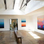 Installation view of Matthew Johnson's solo exhibition of selected works at the kellilundberg.art main gallery.