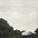 Neil William's oil on linen painting 'In-Between', as featured in his solo exhibition 'Distance' at kellilundberg.art.