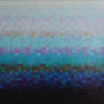 Matthew Johnson's oil on canvas painting 'Crest', as featured in his solo exhibition of selected works at kellilundberg.art.