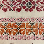 Kirstin Lamb, After Floral Cross Stitch Pattern (Pinks), 2021