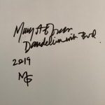 Margot Glass, Dandelion with Bud 2, 2019