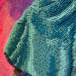 Katrina Majkut, Katrina Majkut stitching in the studio