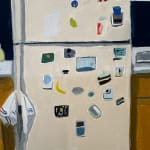 Polly Shindler, Peach Refrigerator, 2021