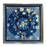 Julia Whitney Barnes, Cyanotype Painting (Roses, Snowdrops, Pollinators, etc.), 2021