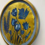 Julia Whitney Barnes, Gold Flora (Ferns, Montbretia, Forget-me-not, Pollinators, etc.), 2023-'24
