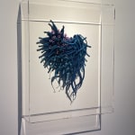 Julia Whitney Barnes, Cyanotype Painitng (Peony, Ferns, etc.), 2020