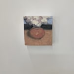 David Konigsberg, Whites and Pinks, Round Vase, 2021