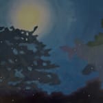 Laura Barr, Moonlit Surfer, 2023
