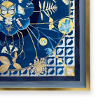 Julia Whitney Barnes, Cyanotype Painting (Roses, Snowdrops, Pollinators, etc.), 2021