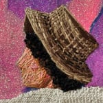 Katrina Majkut, Katrina Majkut stitching in the studio
