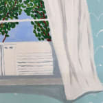 Polly Shindler, Pink Bathroom with Clawfoot Tub, 2020