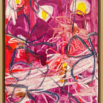 Pauline d'Andigné, Black dots on yellow, 2024